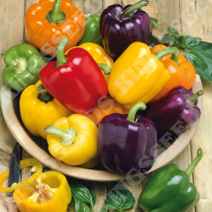 Picture of Pepper (Sweet) Hybrids Mixed F1 A.Capsicum Annuum B.Gb40557 C.Lot D.Gb