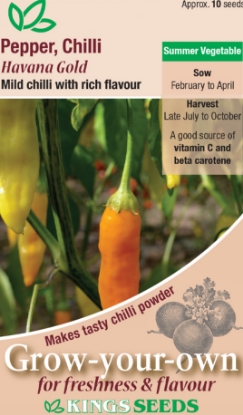 Picture of Pepper (Chilli) Havana Gold 