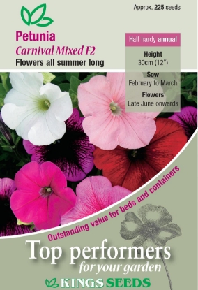 Picture of Petunia Carnival Mixed F2