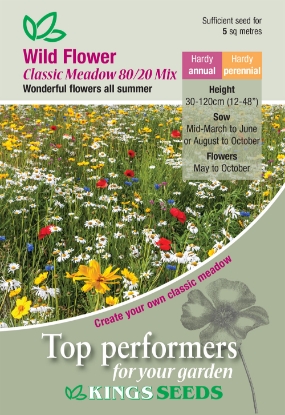 Picture of Wild Flower Mix Classic Meadow 80-20 - 25g Pack