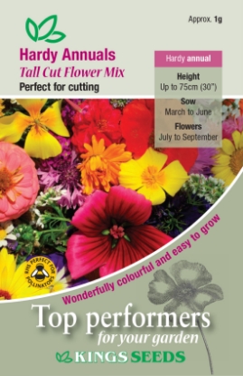 Picture of Hardy Annuals Tall Cut Mix - 1g