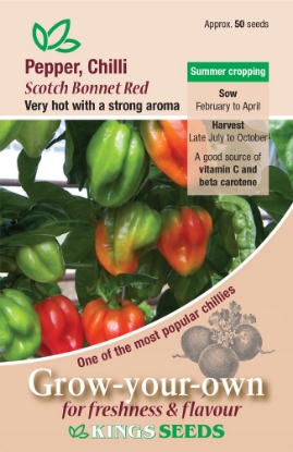 Picture of Pepper (Chilli) Scotch Bonnet Red 