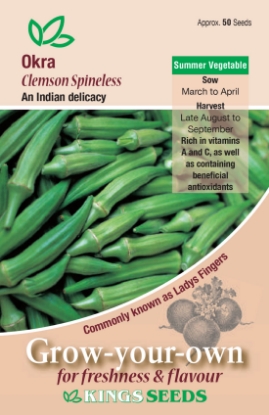 Picture of Okra Clemsons Spineless
