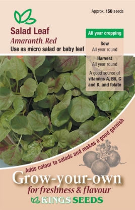 Picture of Salad Leaf Amaranthus Red