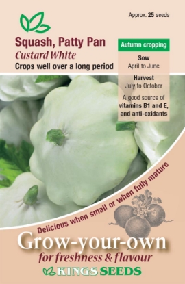 Picture of Squash Patty Pan Custard White