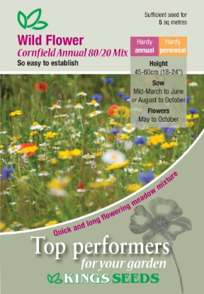 Picture of Wild Flower Mix Cornfield Annuals 80-20 - 25g Pack