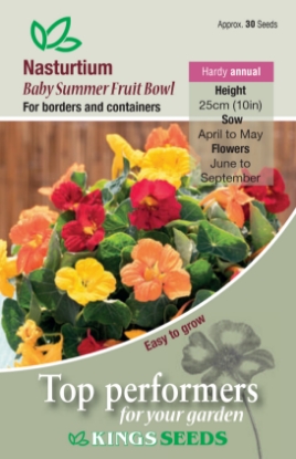 Picture of Nasturtium Minus Baby Summer Fruit Bowl